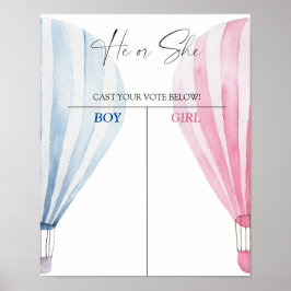 男女の関係を知っている男の子または女の子がグラフを表示 ポスター