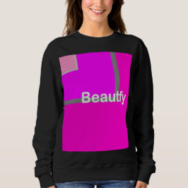 男女を美化する スウェットシャツ