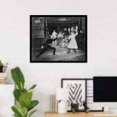 男女フェンシング1908 ポスター (ホームオフィス)