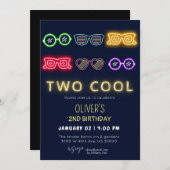 男女兼用おもしろい生誕日 招待状 (正面/裏面)