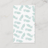 男女兼用お洒落要予約 エンクロージャーカード (裏面)