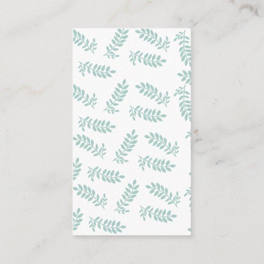 男女兼用お洒落要予約 エンクロージャーカード (裏面)