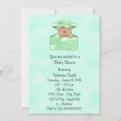 男女兼用なベビーシャワーの民族のベビー 招待状 (正面)