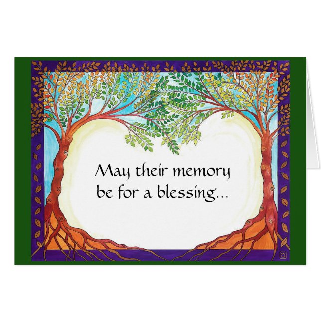 男女兼用な悔やみや弔慰カード (正面横)