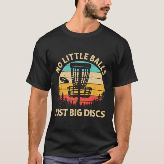 男女兼用のおもしろディスクゴルフデザイン ディスクゴルフ好きに Tシャツ (正面)
