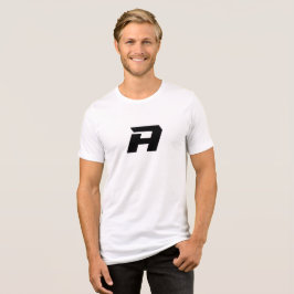 男女兼用カスタマイズアルファベットA トライブレンドＴシャツ
