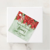 男女兼用クリスマスポインセチア赤ちゃん フェイバータグ (インサイチュ)