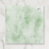 男女兼用クリスマスポインセチア赤ちゃん フェイバータグ (裏面)