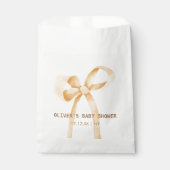 男女兼用シンプルBow Baby Shower フェイバーバッグ (正面)