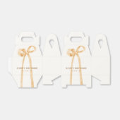 男女兼用シンプルBow Baby Shower フェイバーボックス (折り畳みなし)