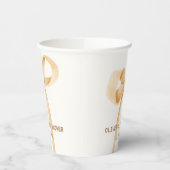 男女兼用シンプルBow Baby Shower 紙コップ (左)