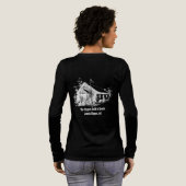 男女兼用ダークTシャツ トライブレンドTシャツ (背面全体)