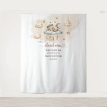 男女兼用テラコッタアイボリー雲9クマ