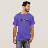 男女兼用バイオレットカラーのTシャツ Tシャツ (正面フル)