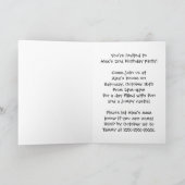 男女兼用ピエロカスタマイズ招待状 招待状 (内部)