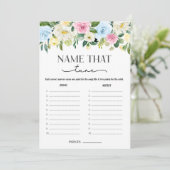 男女兼用フローラ名ベビーチューンゲーム 招待状 (スタンド正面)