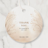 男女兼用ベビー親愛ベイビーシャワーありがとう フェイバータグ (裏面)
