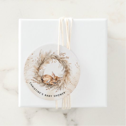 男女兼用ベビー親愛ベイビーシャワーありがとう フェイバータグ (インサイチュ)