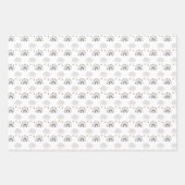 男女兼用ベビー ラッピングペーパーシート (正面)