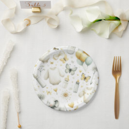 男女兼用ベビー（黄色） ペーパープレート