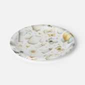 男女兼用ベビー（黄色） ペーパープレート (アングル)