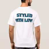 男女兼用ホワイトカラー Tシャツ (裏面)