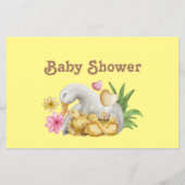 男女兼用ママとベビーかわいいアドバイスの言葉 チラシ (裏面)