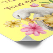 男女兼用ママとベビーかわいいアドバイス ポスター (角)