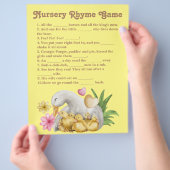 男女兼用ママとベビーかわいい子供部屋韻 チラシ (手)