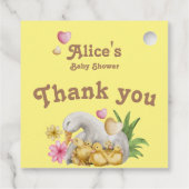 男女兼用ママとベビーかわいい赤ちゃんシャワー フェイバータグ (裏面)