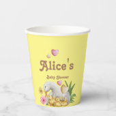 男女兼用ママとベビーかわいい赤ちゃんシャワー 紙コップ (正面)