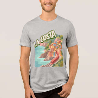 男女兼用レトロビーチバケーション トライブレンドTシャツ