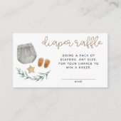 男女兼用ヴィンテージおもちゃおむつラッフル エンクロージャーカード (正面)