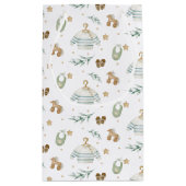 男女兼用ヴィンテージおもちゃ赤ちゃんシャワー スモールペーパーバッグ (裏面)