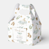 男女兼用ヴィンテージおもちゃ赤ちゃんシャワー フェイバーボックス (正面サイド)