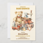 男女兼用ヴィンテージおもちゃ 招待状 (正面)