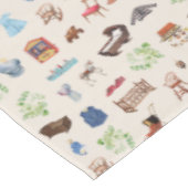 男女兼用ヴィンテージベビー子供部屋玩具パターン テーブルクロス (アングル)