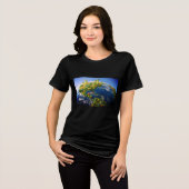 男女兼用半袖の「野菜の地球」Tシャツ トライブレンドTシャツ (正面全面)