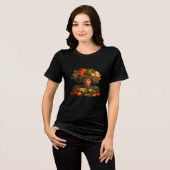男女兼用半袖「野菜大好き」Tシャツ トライブレンドTシャツ (正面全面)