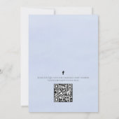 男女兼用子供部屋韻QRコードSNS 招待状 (裏面)