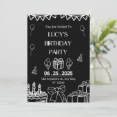 男女兼用招待状 招待状 (スタンド正面)