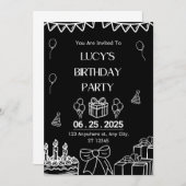 男女兼用招待状 招待状 (正面/裏面)