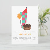 男女兼用誕生日パーティー 招待状 (スタンド正面)