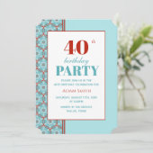 男女兼用誕生日招待状 招待状 (スタンド正面)