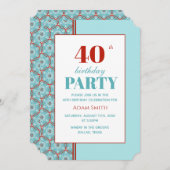 男女兼用誕生日招待状 招待状 (正面/裏面)