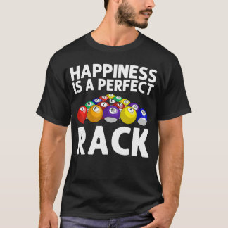 男女兼用 ビリヤード愛好家のための面白いプールデザイン ポ Tシャツ