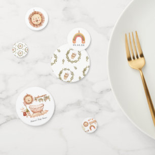 男女兼用  ボホ子供部屋ベイビーシャワー コンフェッティ