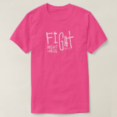 男女兼用 乳がん対策Tシャツ Tシャツ (デザイン正面)