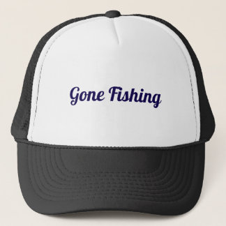 男女兼用 Gone Fishing ハット
