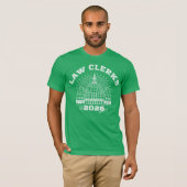 男女兼用 Law Clerks ソフトボールTシャツ Tシャツ (正面フル)